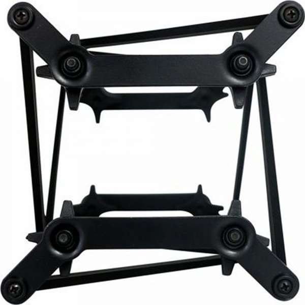 Crown Truss 15 Messewand mit Banner - schwarz