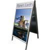 Alu-Line Logo Change Kundenstopper mit Logo schild - 50x70 cm - Silber #3