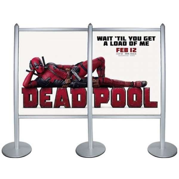 Multi-Stander-Bannerwand - doppelseitig