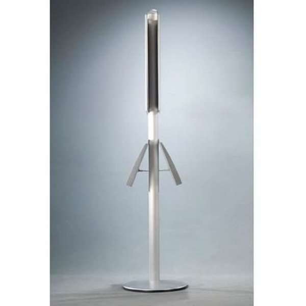 Multi Stand 1  Infoständer - Einseitig mit Stahlregal 25mm 1 x 50 x 70 Alu