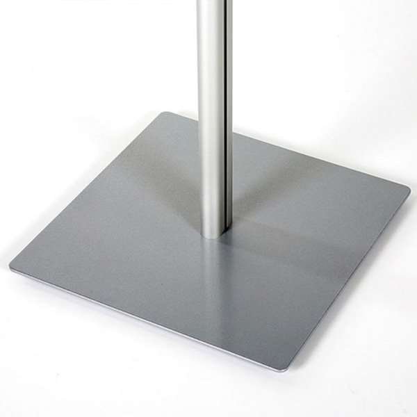 Desinfektionsständer für Handdesinfektion mit A4-Klapprahmen