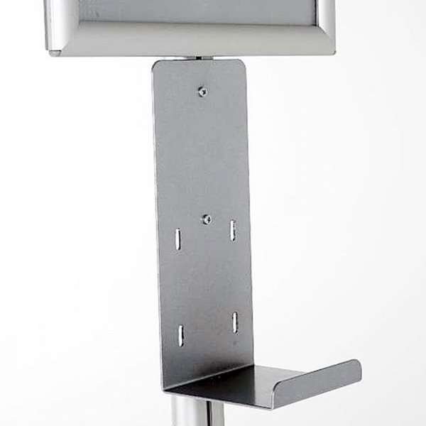 Desinfektionsständer für Handdesinfektion mit A4-Klapprahmen