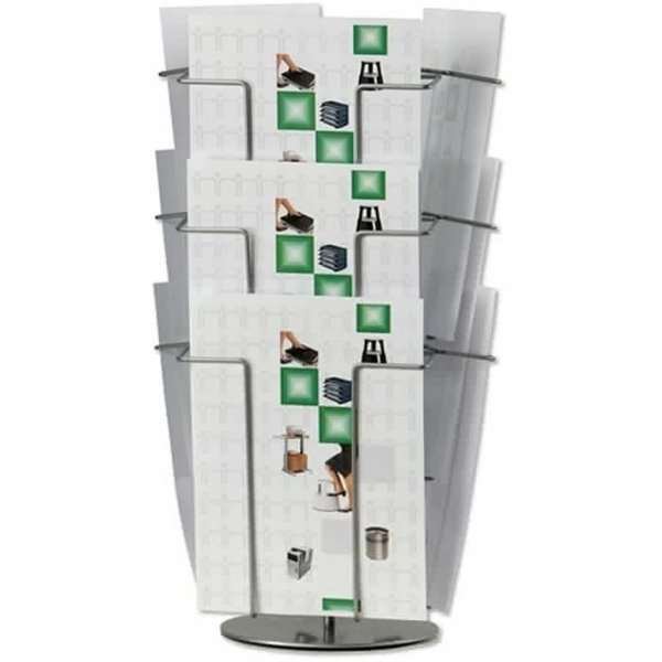 Prospektständer Spin Table - 9xA4 - 21x29,7 cm