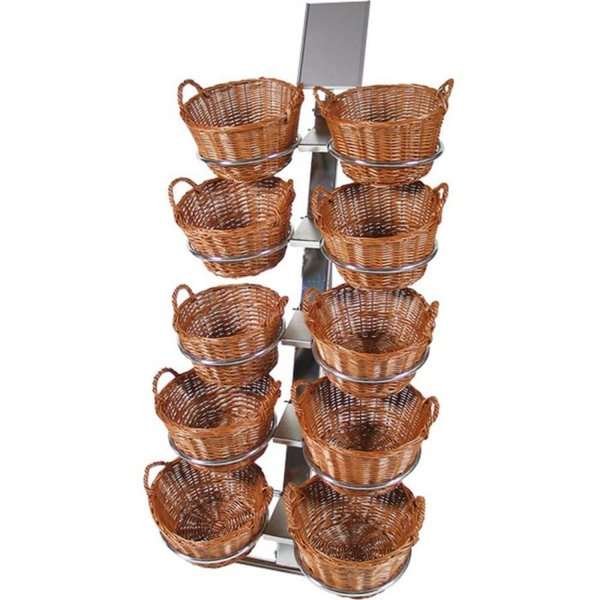 Shop Impulz Korbdisplay 4 - Mit 10 runden Körben
