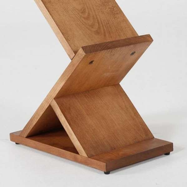 Holzbroschürenhalter Zig Zag, 5 x A4