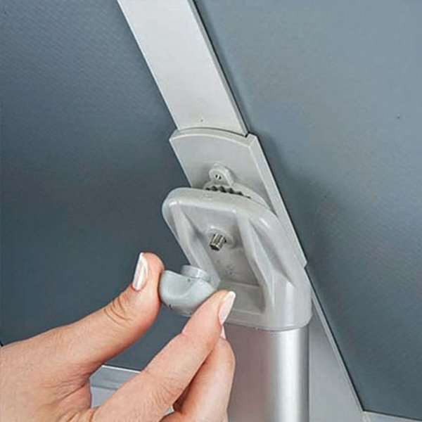 Expo-Infoständer - A4 - Silber