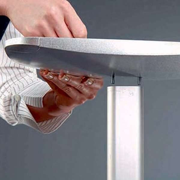 Expo-Infoständer - A4 - Silber