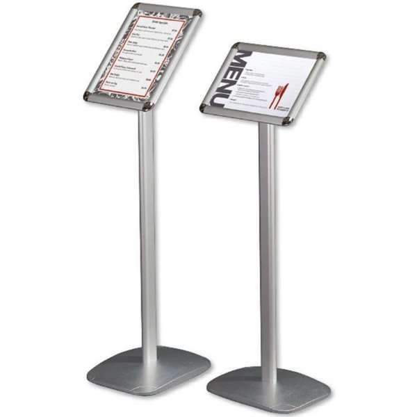 Expo-Infoständer - A4 - Silber