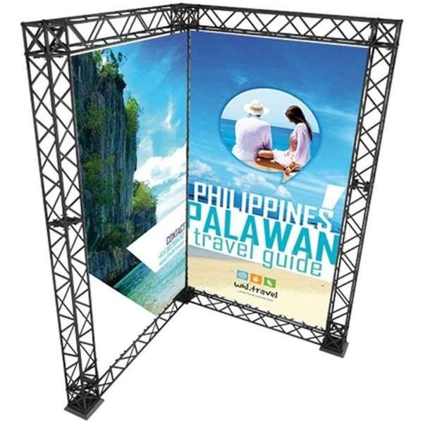 Crown Truss 15 Eckwand - schwarz