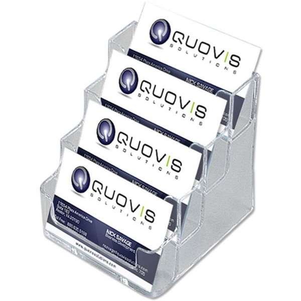 Multi-Visitenkartenhalter X4 - Transparent