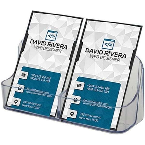 Visitenkartenhalter Twin