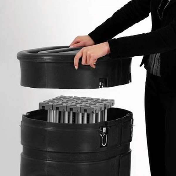 Pop-Up-Wand gebogen - 3x3