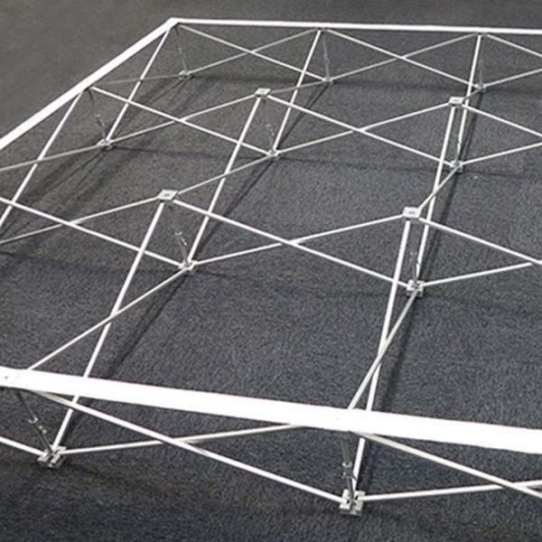 Pop-up-Wand Textilmodell 3x3 inkl. Banner und Druck