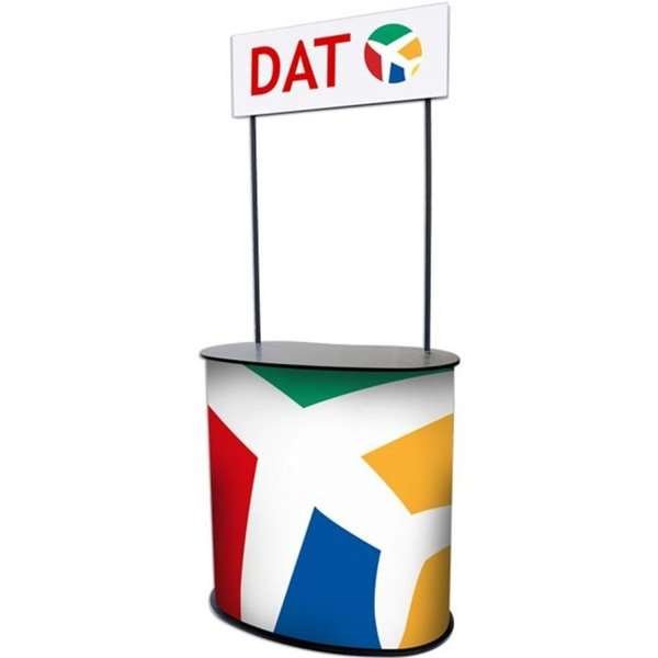 Oval Panel Promotheke mit Logo schild