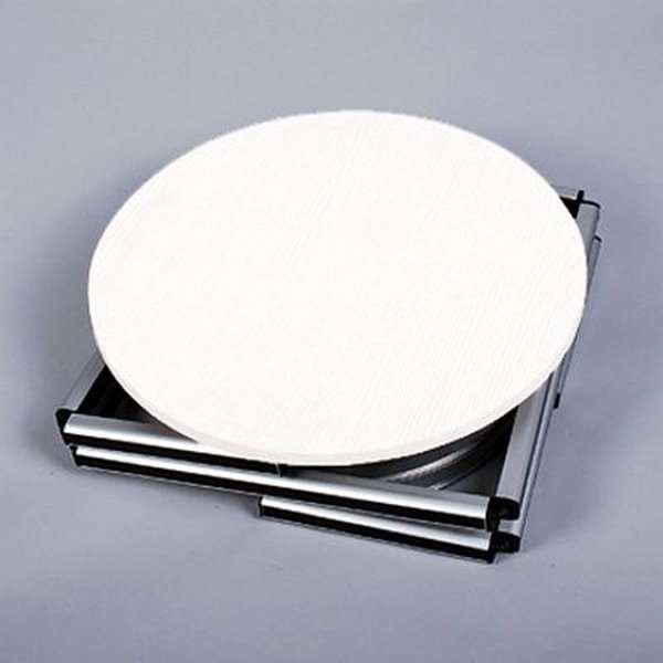 Cirkel Messetisch mit Koffer