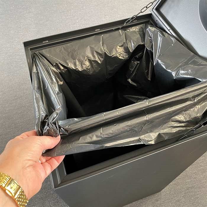 Waste Bin, sort, maxi 120 L