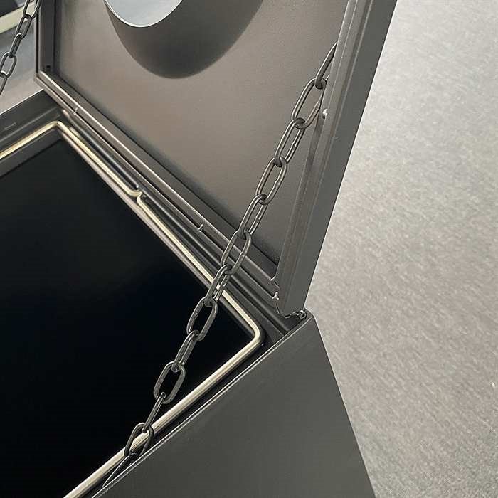 Waste Bin, sort, maxi 120 L