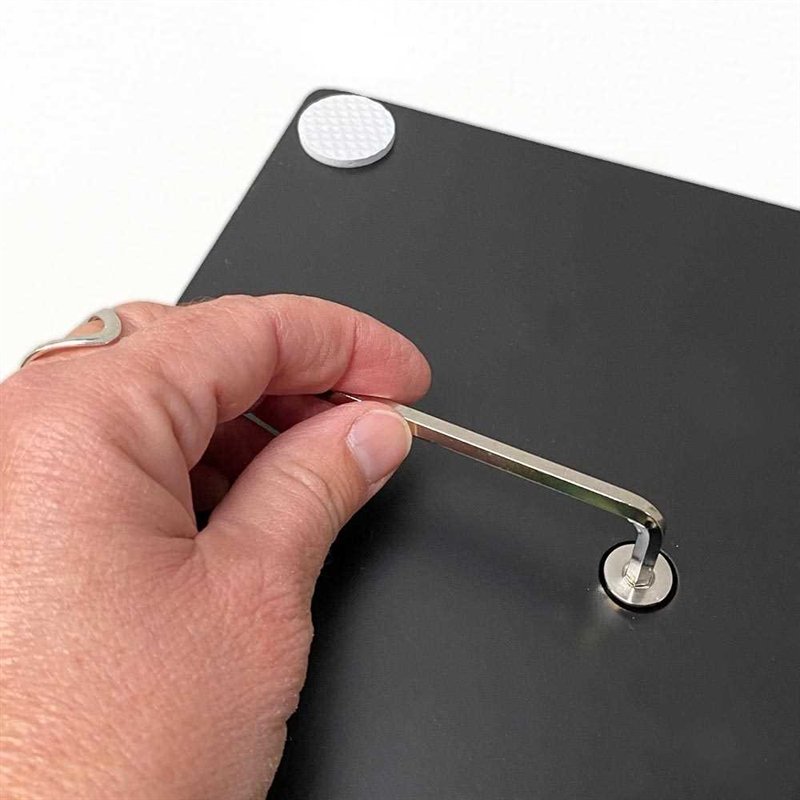 BASIC Infostand A4 schwarz