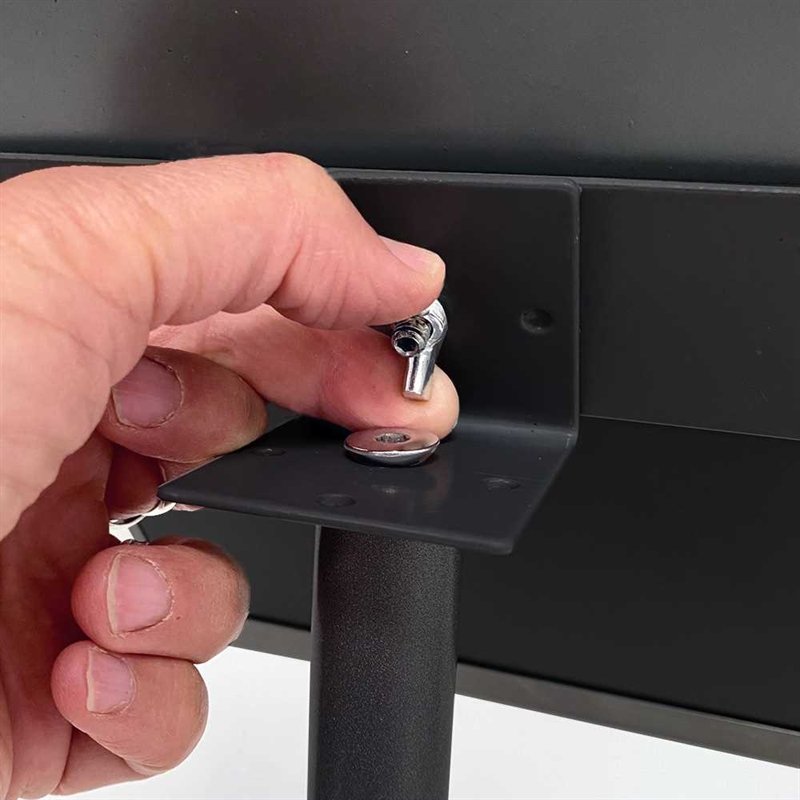 BASIC Infostand A4 schwarz