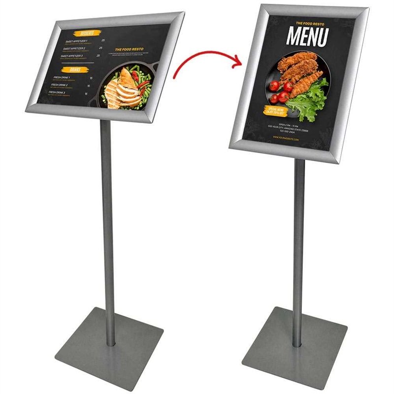 BASIC Infostand A4 silber