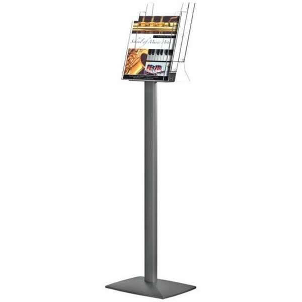 SäulenProspektständer vertikal - 3xA4 - 21x29,7 cm