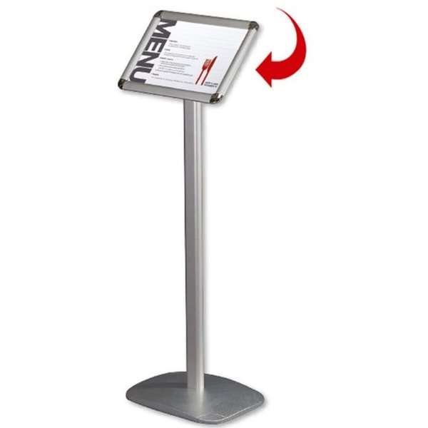 Expo-Infoständer - A4 - Silber