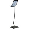 Infostand Curved schwarz A4 #1