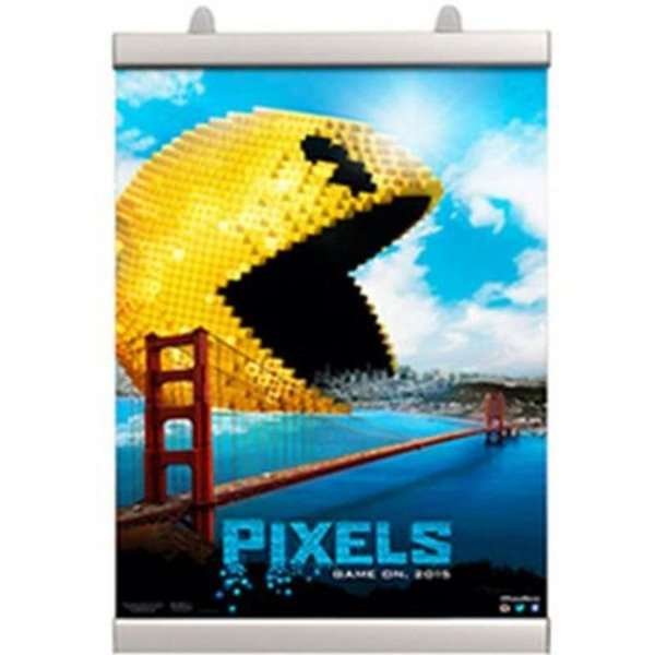 Posterklemmen-Set, Posterleiste mit 25mm Aluminium-Posterstreifen - 30 cm (A3)