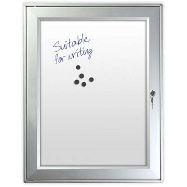 Aush&auml;ngeschrank magnetisch mit Schloss - 9xA4