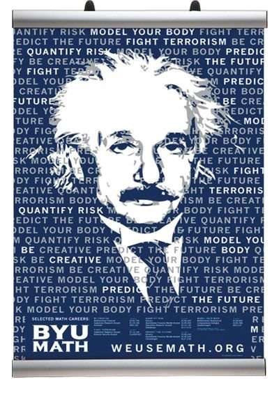 Banner-Line-Set, Posterleiste mit 30mm Aluminium-Posterstreifen - 135 cm