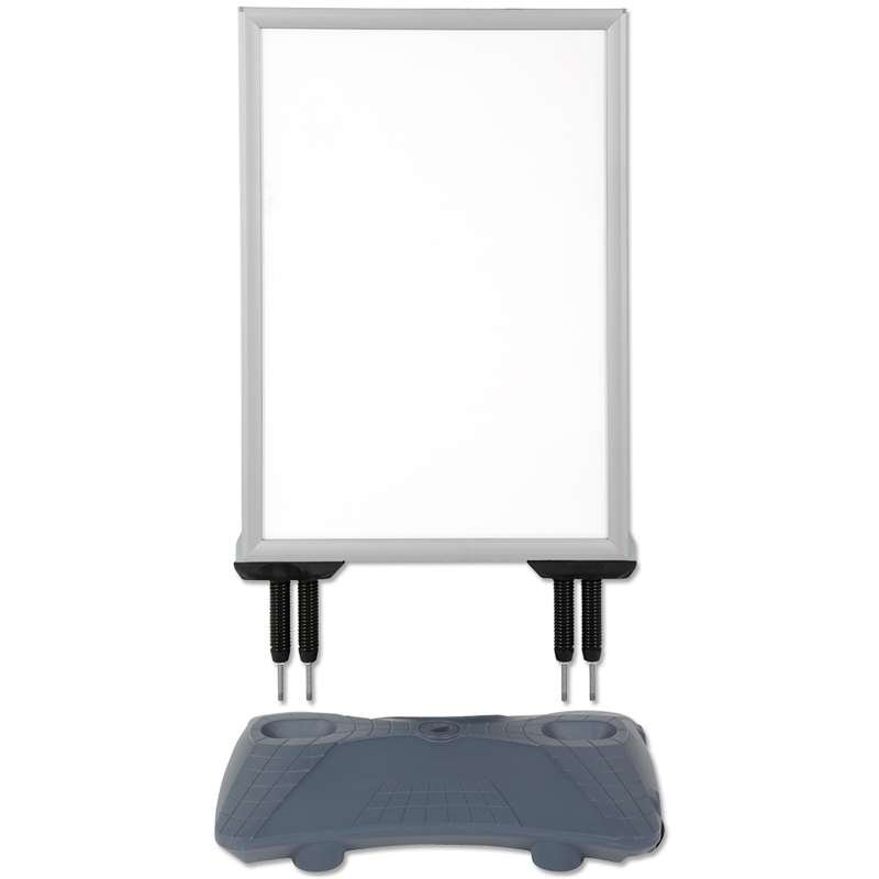 Wind-Sign Waterbase Pro Kundenstopper - Silber - 70x100 cm
