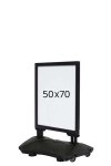Wind-Sign Waterbase Budget Kundenstopper - 50x70 cm - schwarz #1