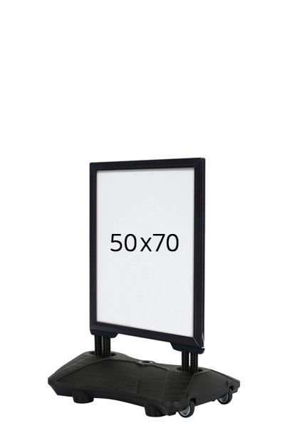 Wind-Sign Waterbase Budget Kundenstopper - 50x70 cm - schwarz
