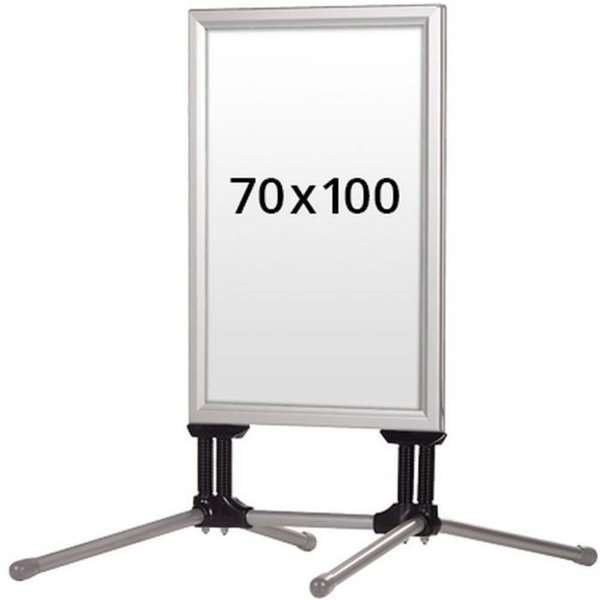 Wind-Line Budget Kundenstopper - 70 x 100 cm - Silber