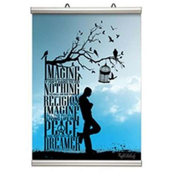 Poster-Line Set, Posterleiste mit 26mm Alu-Posterleisten - 21cm (A4)