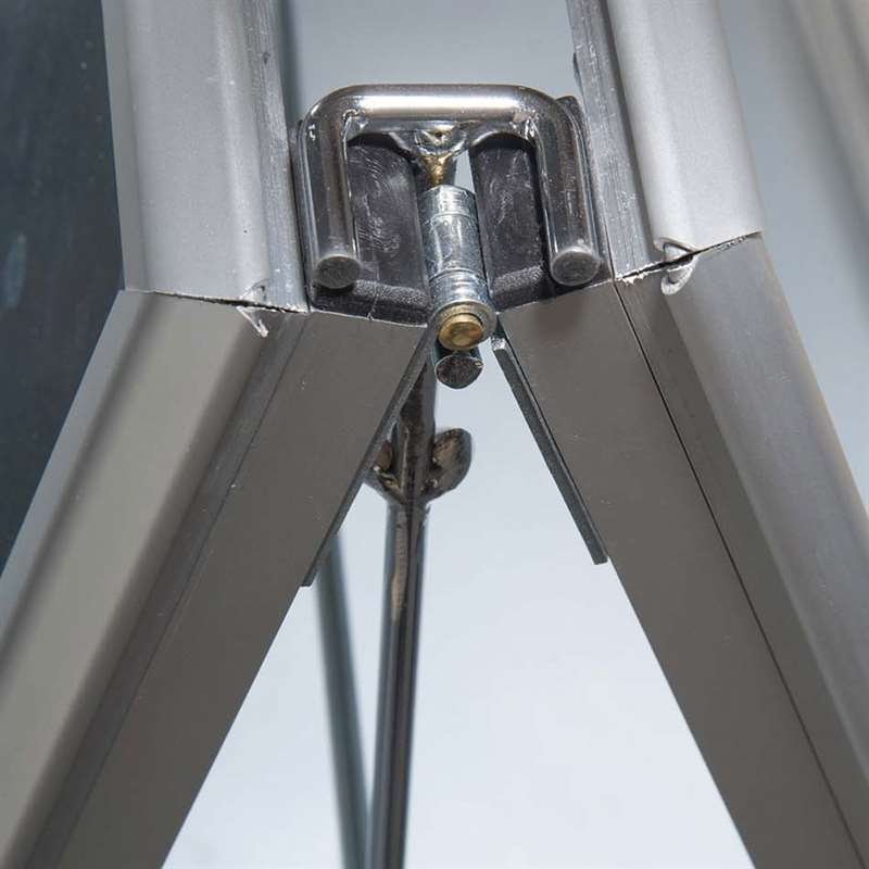 Alu-Line Standard Kundenstopper - A1 - Silber