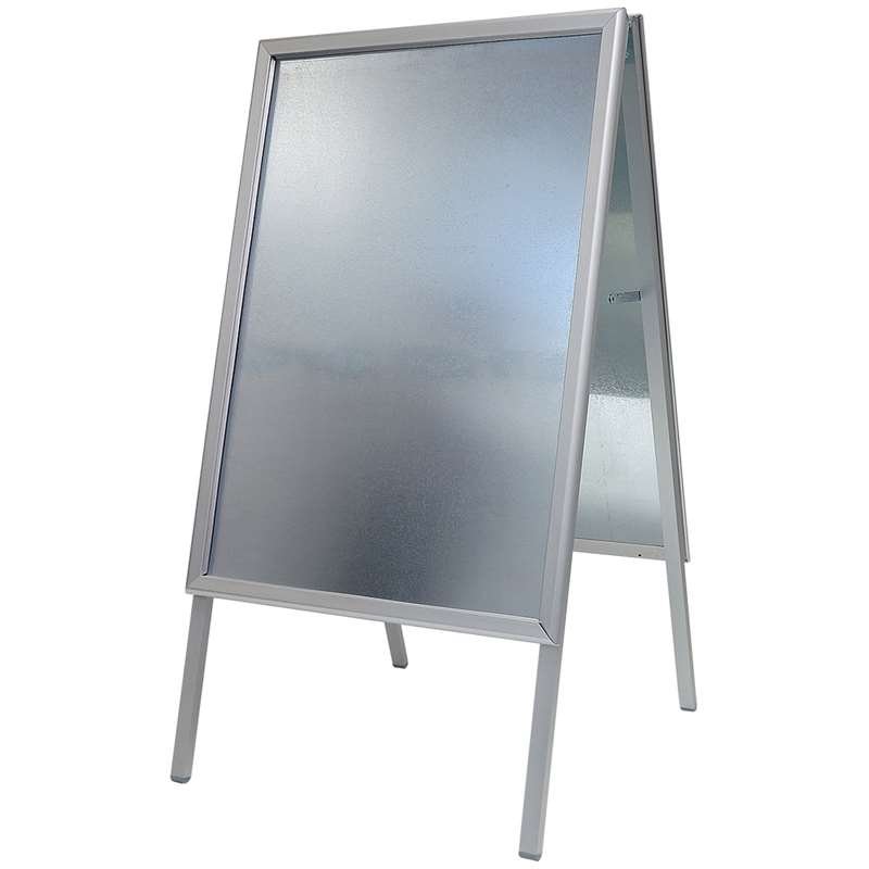 Alu-Line Standard Kundenstopper - A1 - Silber