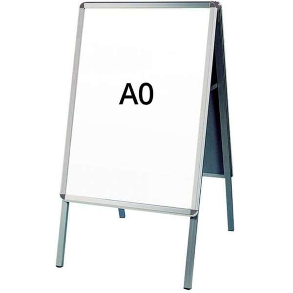 Alu-Line Rondo Kundenstopper - A0 - Silber