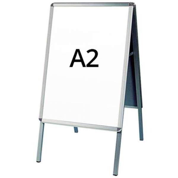 Alu-Line Rondo Kundenstopper - A2 - Silber