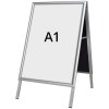 Alu-Line Budget Kundenstopper - A1 - Silber #1