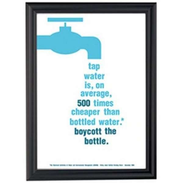 Klapprahmen mit 40mm Antik-Aluminiumprofil, schwarz - A3