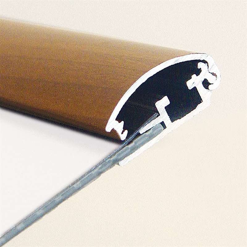 Klapprahmen mit 25mm Aluminiumprofil, Holzoptik - 50 x 70 cm