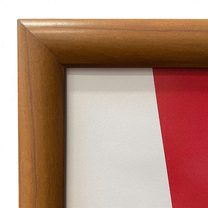 Klapprahmen mit 25mm Aluminiumprofil, Holzoptik - 50 x 70 cm