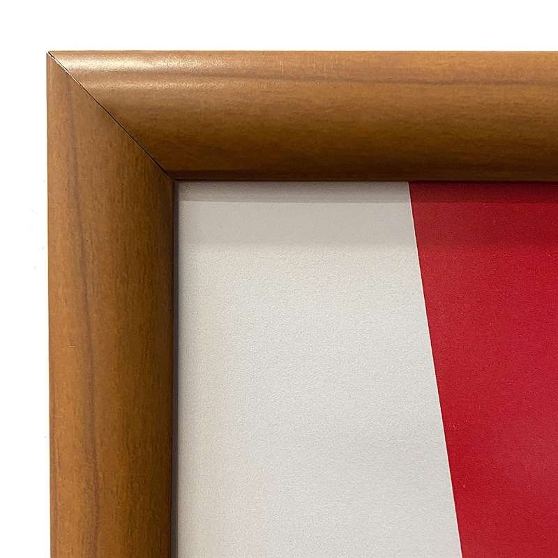 Klapprahmen mit 25mm Aluminiumprofil, Holzoptik - A4