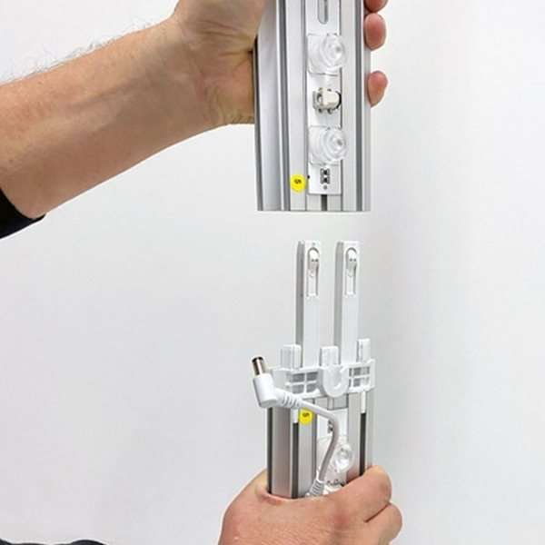 LED-TEX Leuchtkastenständer doppelseitig, 100 x 200 cm