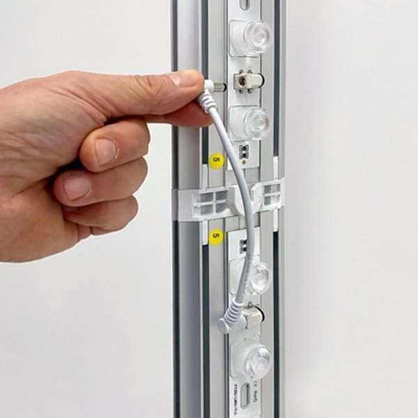 LED-TEX Leuchtkastenständer doppelseitig, 100x250cm