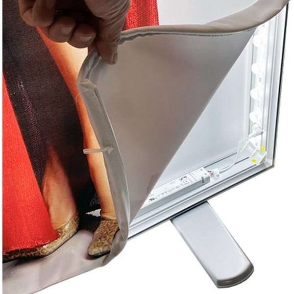 LED-TEX Leuchtkastenständer doppelseitig, 100x250cm