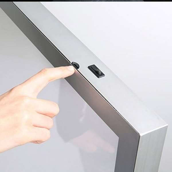 Totem-LED-Ständer - doppelseitig - 59,4 x 168 cm