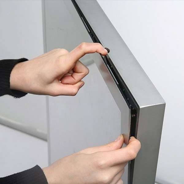 Totem-LED-Ständer - doppelseitig - 59,4 x 168 cm