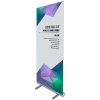 Euro-Roll-up-Kassette, einseitig, 85 x 220 cm - Silber #1